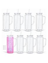 20oz Snowglobe Tumbler (WITH HANDLE)